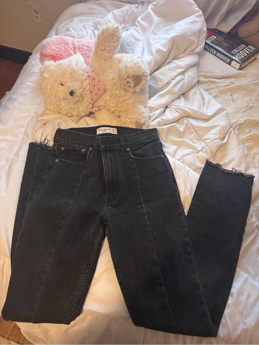 Abercrombie & Fitch Black Straight Leg Jeans - Picture 5 of 5
